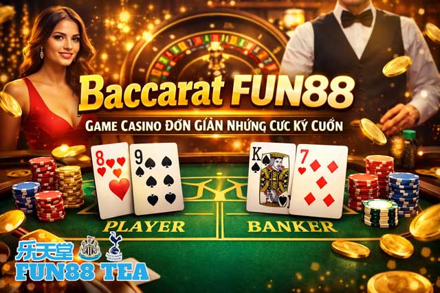 Baccarat FUN88 – Game Bài Khiến Dân Casino Chơi Là Ghiền